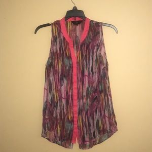 Jack sleeveless blouse top sz M.
